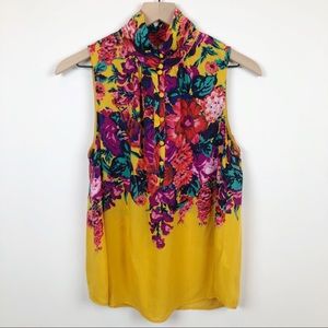 Anthropologie Meadow Rue Cecilia Floral Top
